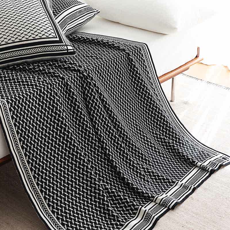 Ownkoti Nordic Style Knit Throw Blanket - image 6