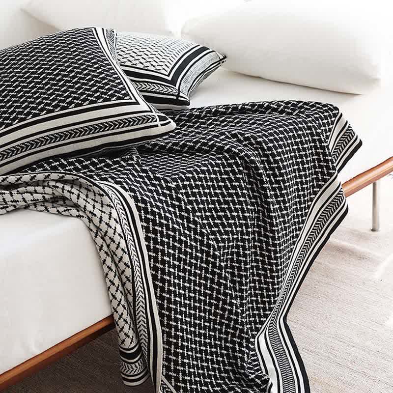 Ownkoti Nordic Style Knit Throw Blanket - image 0