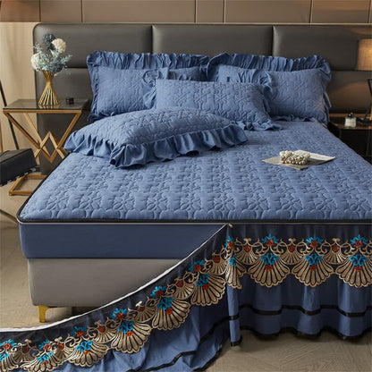 Ownkoti Quilted Sheet with Detachable Bed Skirt - image 1