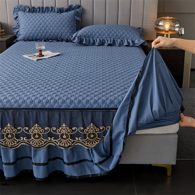Ownkoti Quilted Sheet with Removable Bed Skirt - image 7