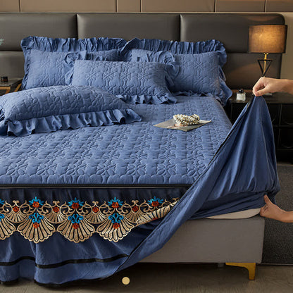 Ownkoti Quilted Sheet with Detachable Bed Skirt - image 2