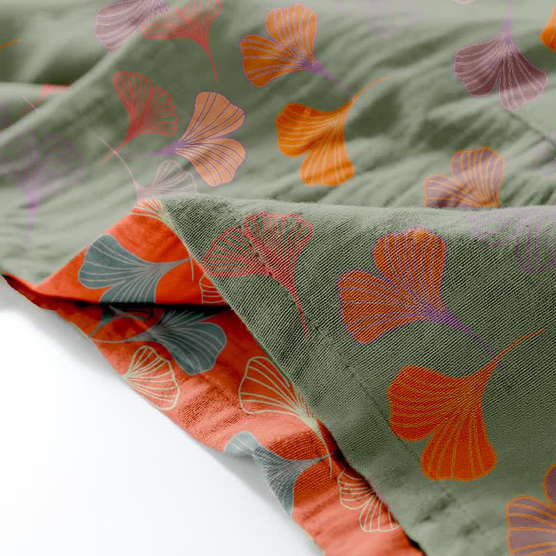 Ownkoti Ginkgo Cotton Gauze Kimono Loungewear Set - image 39