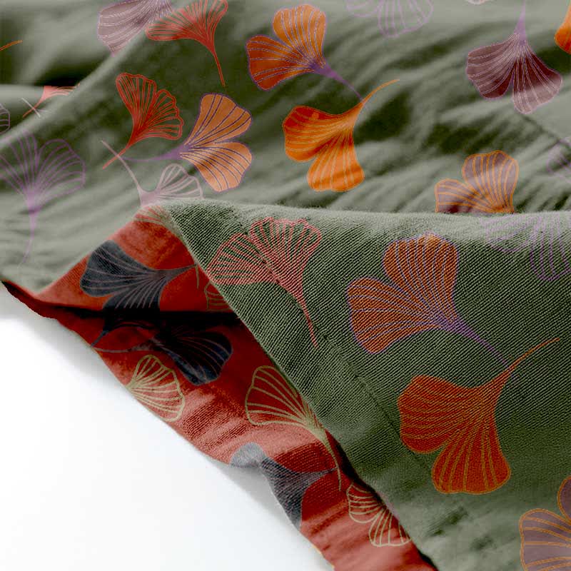 Ownkoti Ginkgo Cotton Gauze Kimono Loungewear Set - image 45