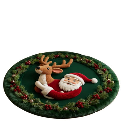 Ownkoti Christmas Santa 3D Effect Rug - image 7