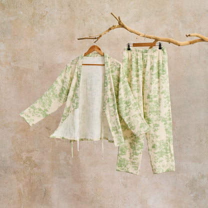 Refresh Cotton Gauze Kimono Pajama Set  - image 11