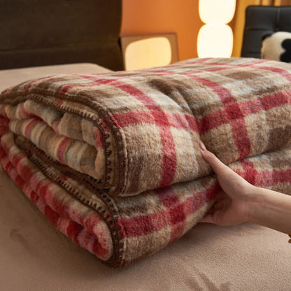 Ownkoti Classic Plaid Reversible Fleece Multi-Use Throw - image 6