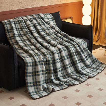 Ownkoti Classic Plaid Reversible Fleece Multi-Use Throw - image 33