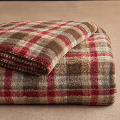 Ownkoti Classic Plaid Reversible Fleece Multi-Use Throw - image 7