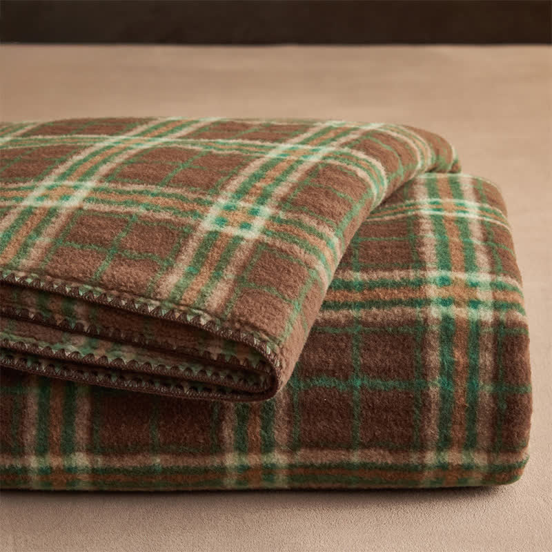 Ownkoti Classic Plaid Reversible Fleece Multi-Use Throw - image 14