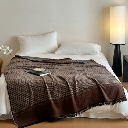 Ownkoti Vintage Cotton Jacquard Multi-Use Blanket - image 26