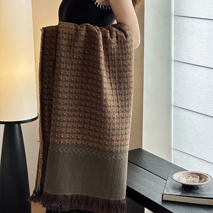 Ownkoti Vintage Cotton Jacquard Multi-Use Blanket - image 13