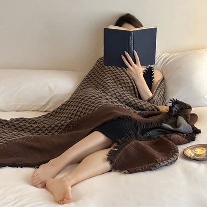 Ownkoti Vintage Cotton Jacquard Multi-Use Blanket - image 25