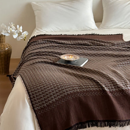 Ownkoti Vintage Cotton Jacquard Multi-Use Blanket - image 28