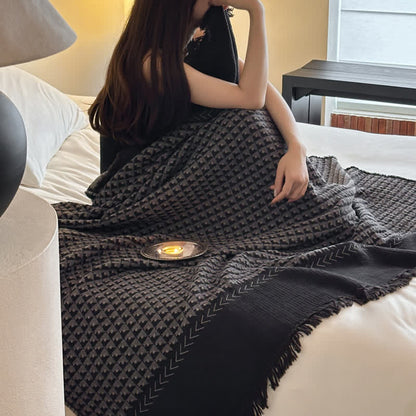 Ownkoti Vintage Cotton Jacquard Multi-Use Blanket - image 21