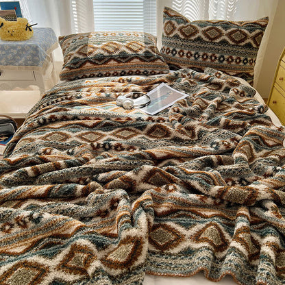 Ownkoti Bohemian Chic Fluffy Fleece Throw Blanket - image 3