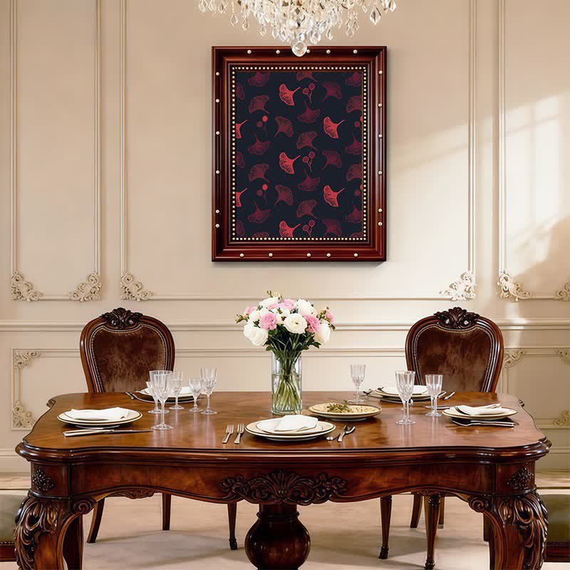 Ownkoti Natural Style Ginkgo Leaf Decorative Painting - image 2