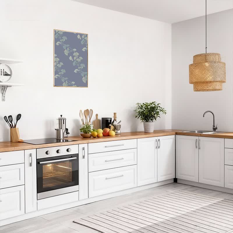 Ownkoti Ginkgo Leaf Inspired Decorative Painting - image 1