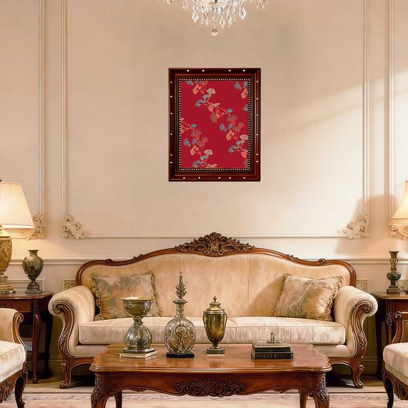 Ownkoti Ginkgo Leaf Inspired Decorative Painting - image 5