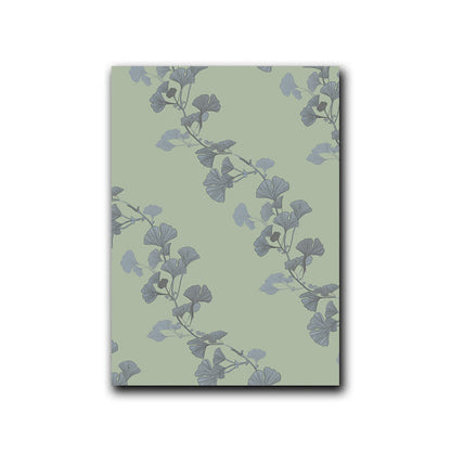 Ownkoti Ginkgo Leaf Inspired Decorative Painting - Light Green - 16" x 24" - image 4