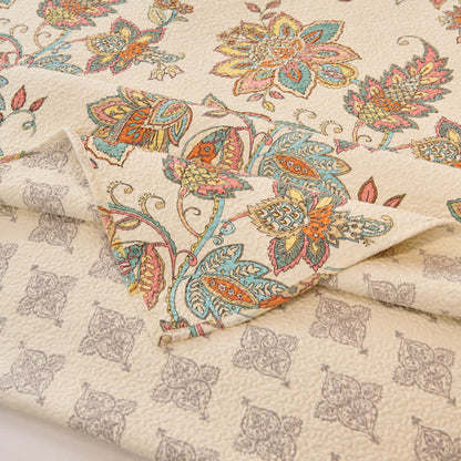 Ownkoti Natural Cotton Quilted Paisley Bedspread Set(3PCS) - image 5