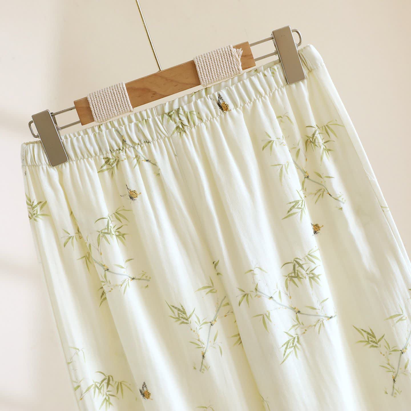 Ownkoti Oriental-inspired Bamboo Butterfly Cotton Loungewear - image 9