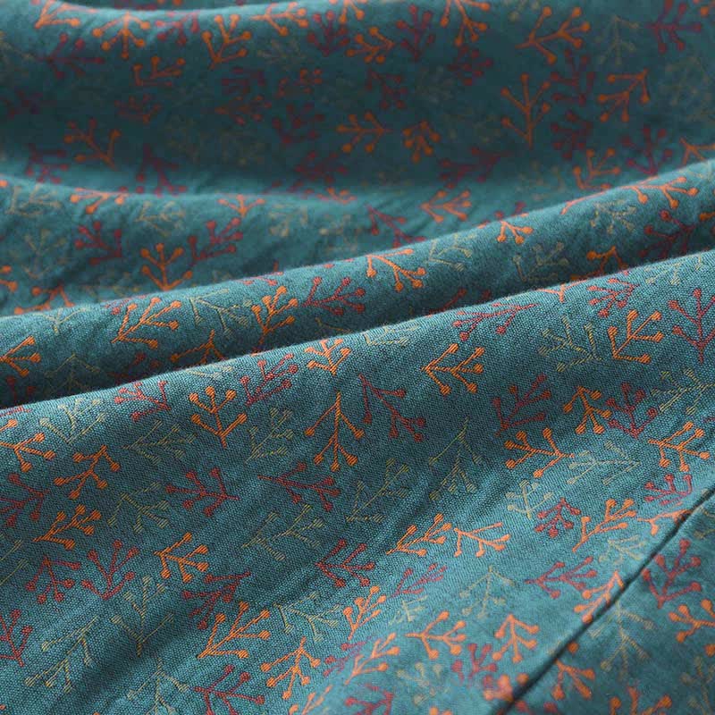 Ownkoti Vintage Cotton Branch Long Sleeve Pajamas - image 6