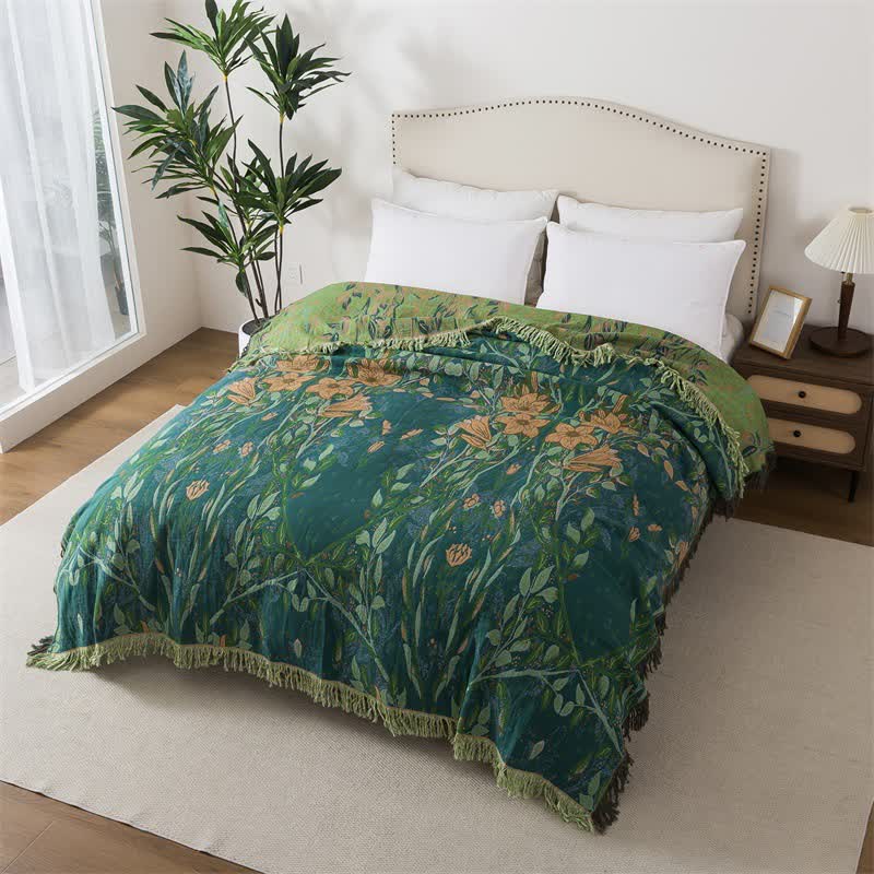 Ownkoti Lily Cotton Gauze Tassel Blanket - image 5