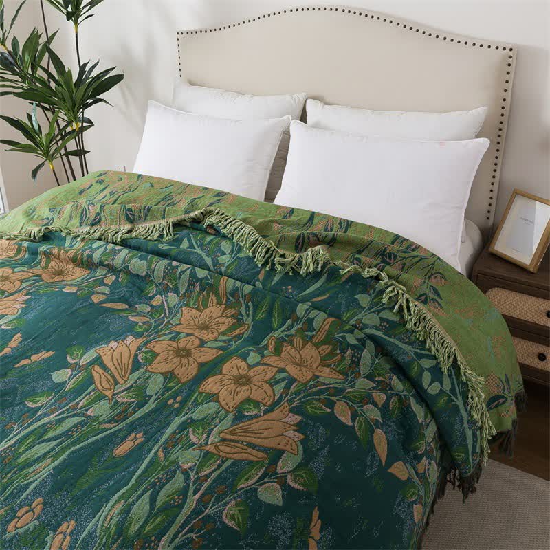 Ownkoti Lily Cotton Gauze Tassel Quilt - image 2