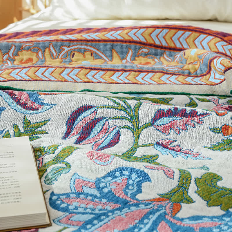 Ownkoti Floral Branch Pure Cotton Gauze Blanket - image 4