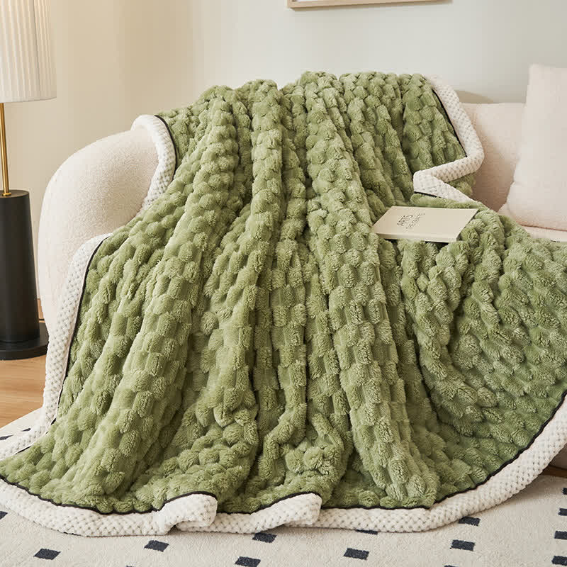 Thick Coral Fleece Reversible Throw Blanket - image 18