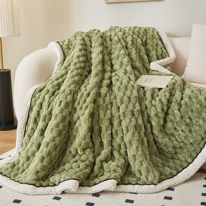 Thick Coral Fleece Reversible Throw Blanket - image 18