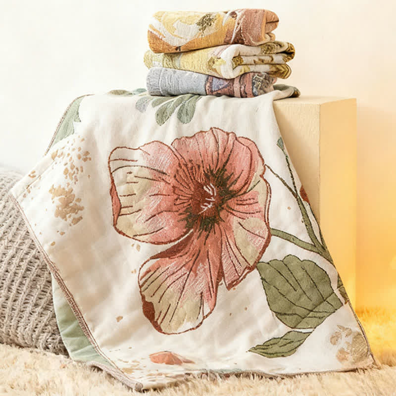 Ownkoti Elegant Floral Cotton Kitchen Absorbent Towel - image 0