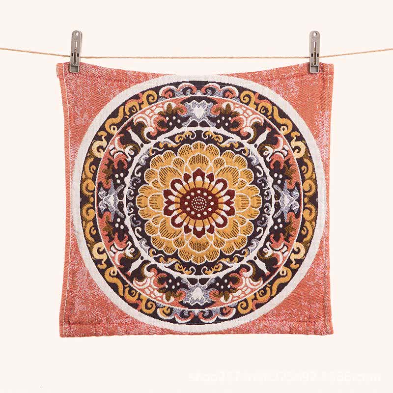 Ownkoti Retro Floral Cotton Kitchen Absorbent Towel - image 1