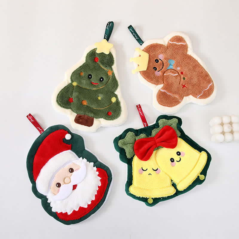 Ownkoti Christmas Hanging Kitchen & Bathroom Towels  - image 1