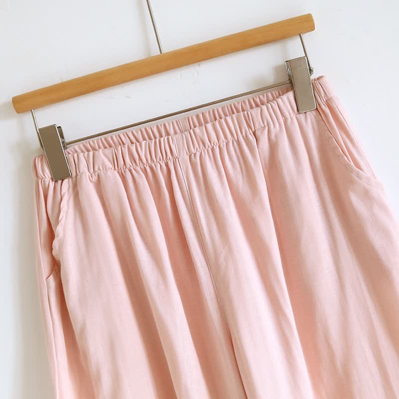 Ownkoti Oriental Style Floral Embroidered Loungewear Set - image 11