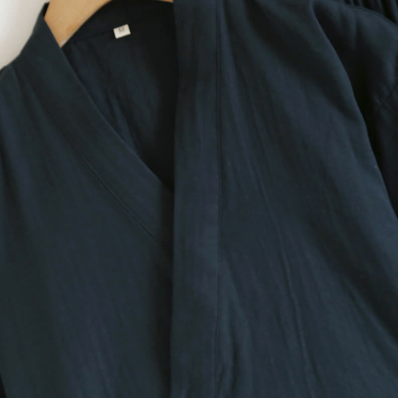 Ownkoti Unisex Solid Cotton Kimono Loungewear Set - image 10