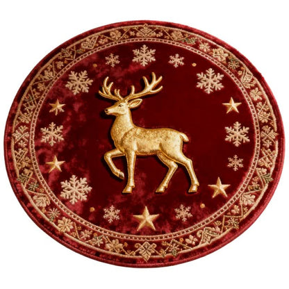 Ownkoti Christmas Reindeer 3d Effect Rug - image 4