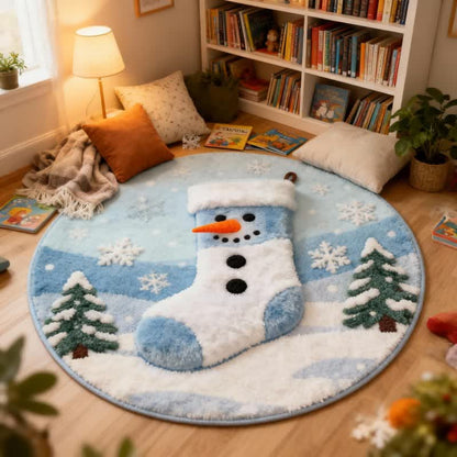 Ownkoti Creative Christmas Stocking 3D Effect Rug - image 1
