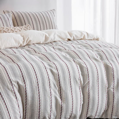 Ownkoti Fairycore Embroidered Cotton Duvet Cover Set(3PCS) - image 2