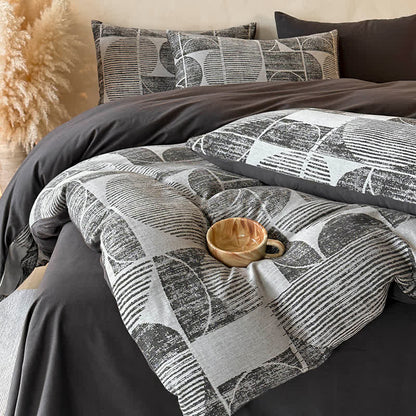 Ownkoti Geometric Brushed Cotton Bedding Set(4PCS) - image 15