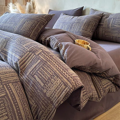 Ownkoti Bohemian Tribal Brushed Cotton 4-Piece Set - image 5