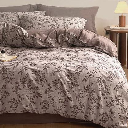 Ownkoti Elegant Floral Branch Cotton Gauze Bedding Set - image 2