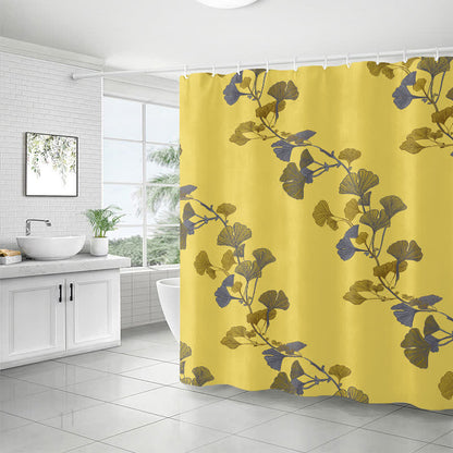 Ginkgo Leaf Print Shower Curtain - image 3