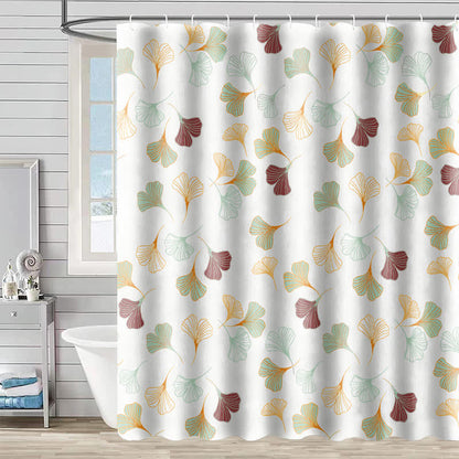 Elegant Ginkgo Leaf Shower Curtain - I - 90"W x 71"L - image 16