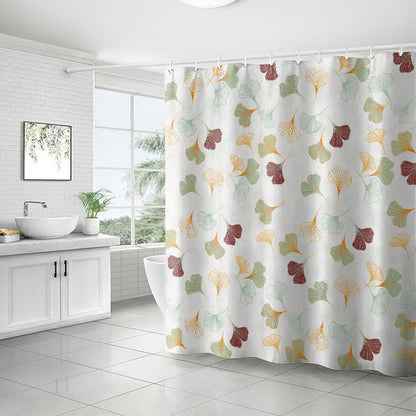 Elegant Ginkgo Leaf Shower Curtain - image 17