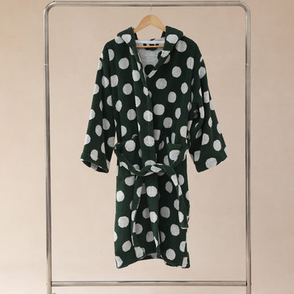 Matching Family Polka Dot Hooded Cotton Robe - image 25