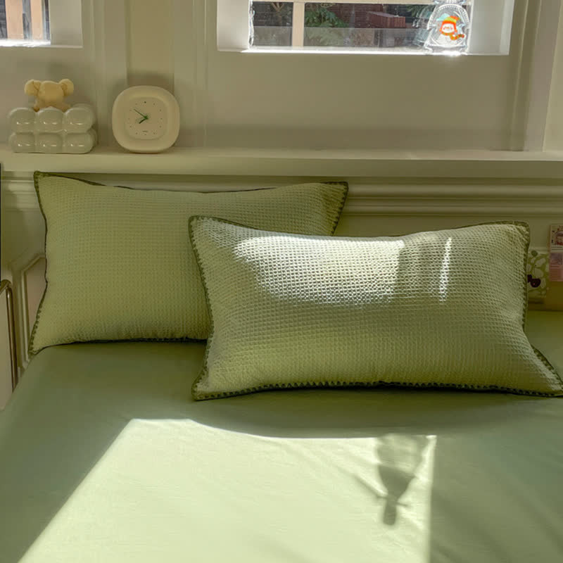 Waffle Textured Pure Cotton Bedding - image 7