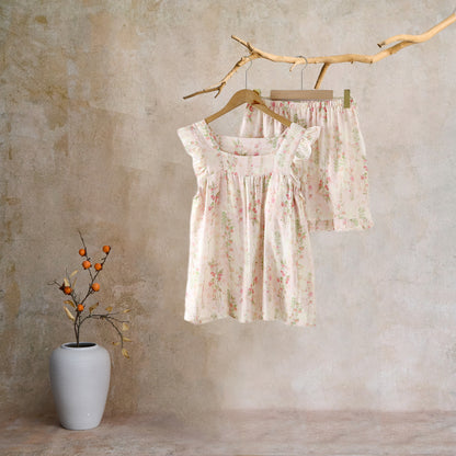 Pink Rose Padded Ruffle Sleeveless Nightwear - image 14