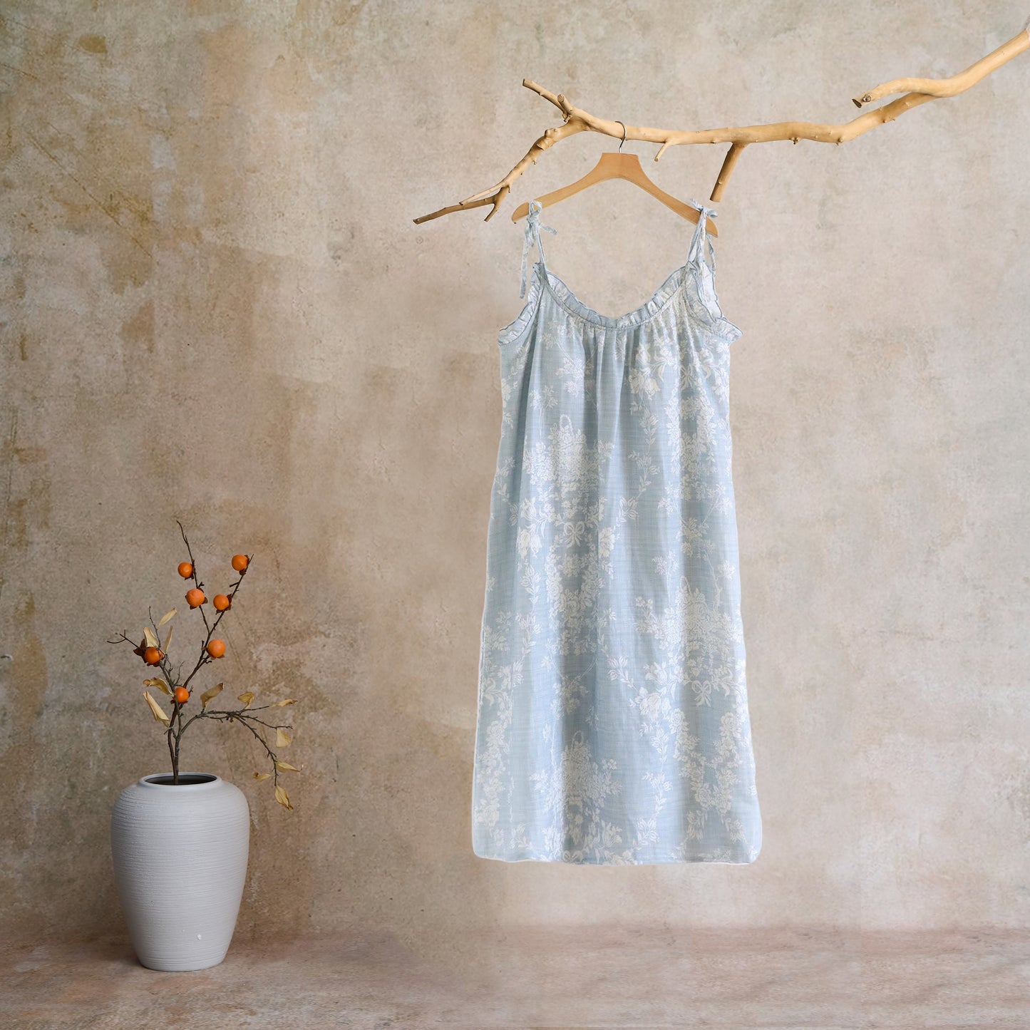 Rose Bow Cotton Padded Cami Nightdress - image 15