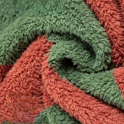 Bold Vertical Stripe Plush Robe - image 5